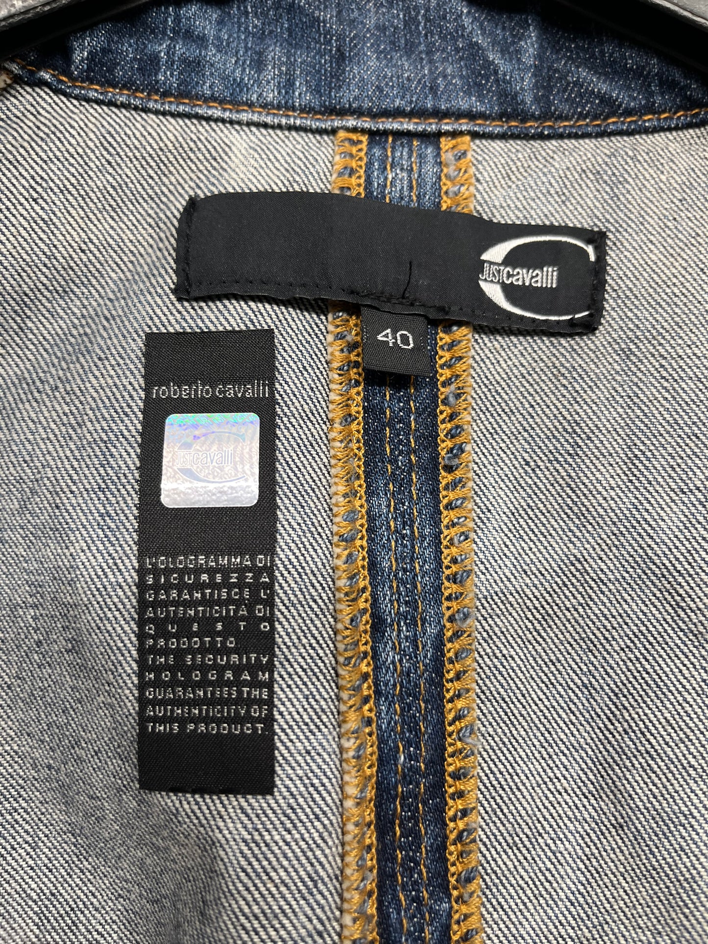 Giubbotto di jeans Just Cavalli (crop)
