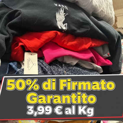 SHOP BOXES 25 kg Mix Uomo Donna estivo con 50% di Firmato Garantito
