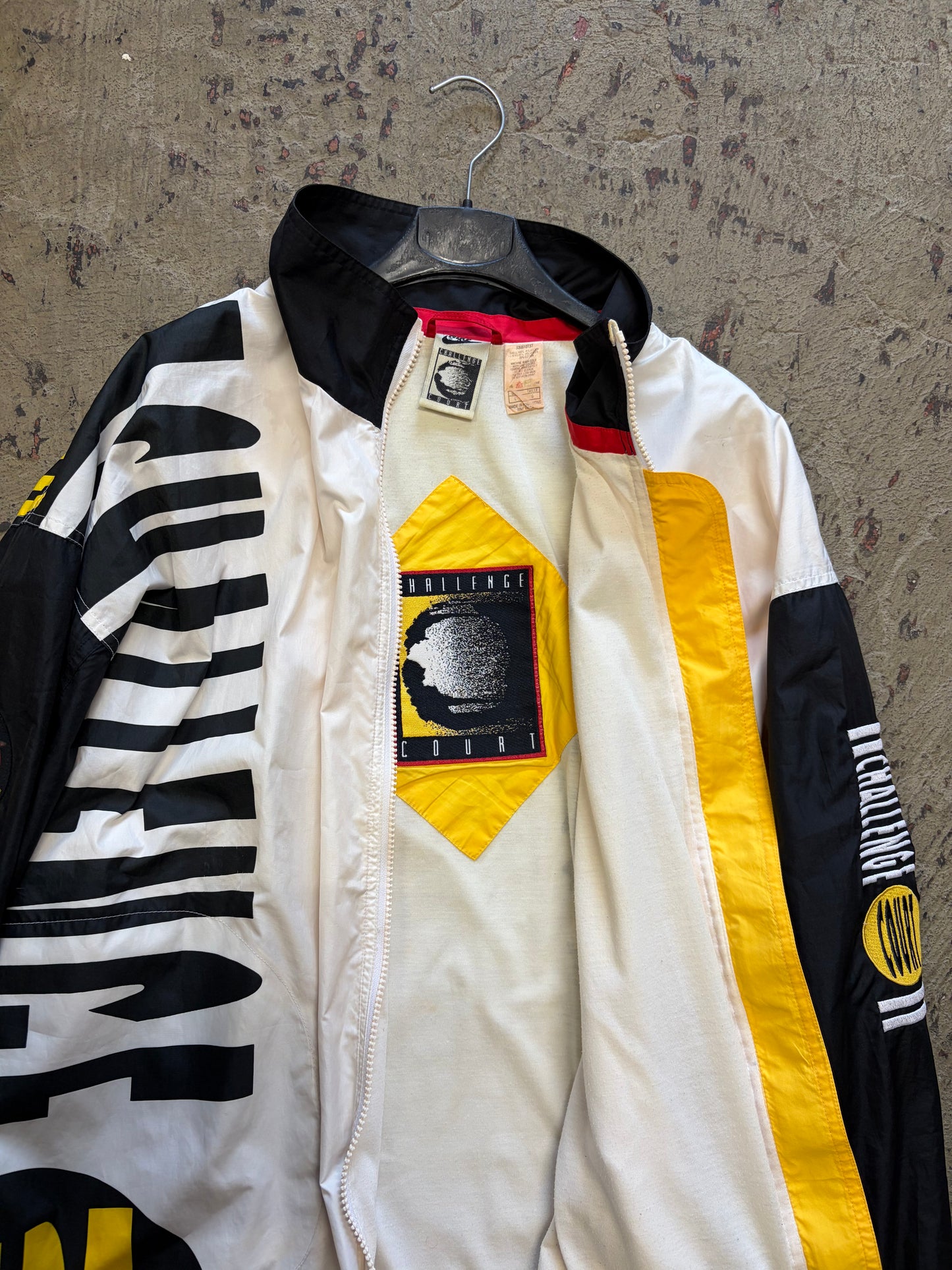 Giacca a vento vintage anni 90 Nike Challenge Court tennis zip retrò